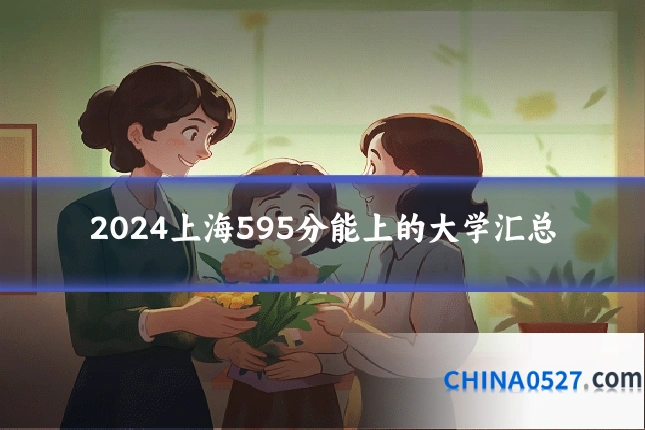 2024上海595分能上的大学汇总