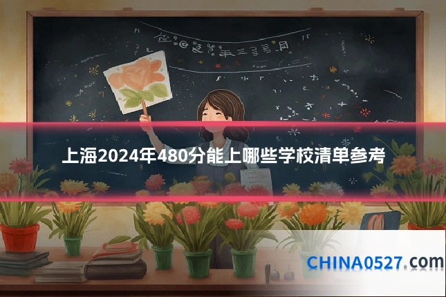 上海2024年480分能上哪些学校清单参考