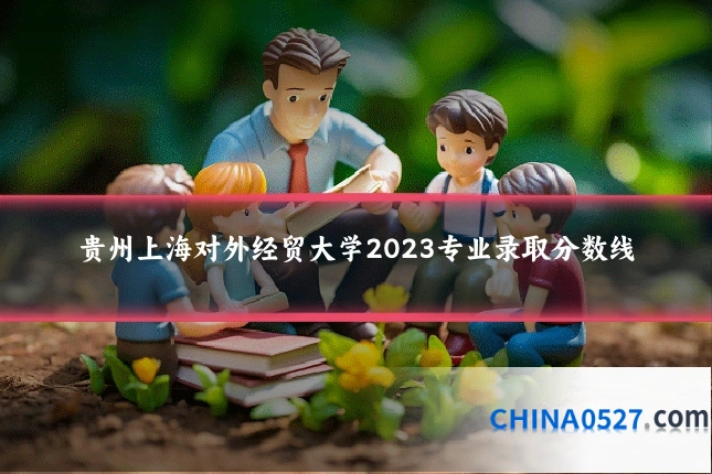 贵州上海对外经贸大学2023专业录取分数线
