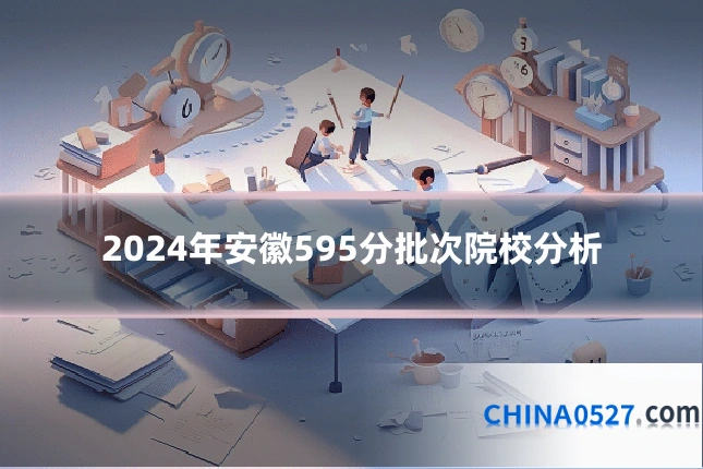 2024年安徽595分批次院校分析