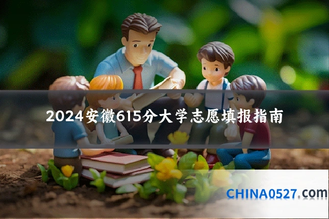 2024安徽615分大学志愿填报指南