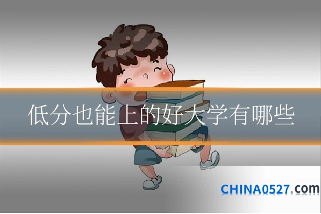低分也能上的好大学有哪些