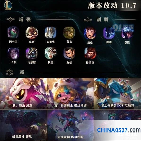 英雄联盟10.7版本详细攻略 稻草人重做内容