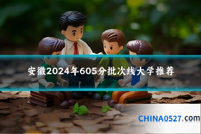 安徽2024年605分批次线大学推荐