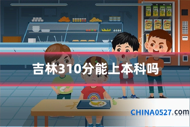 吉林310分能上本科吗