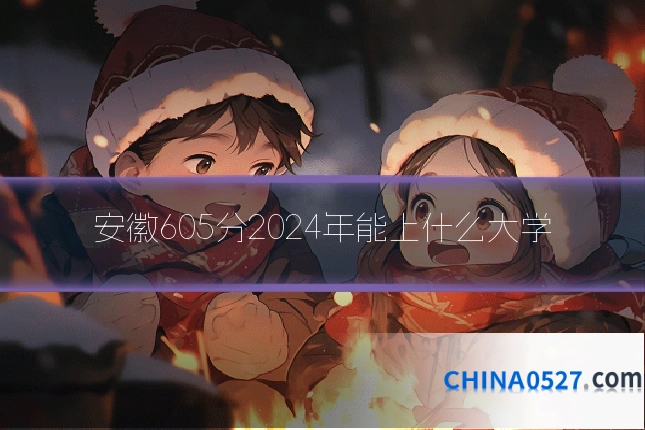 安徽605分2024年能上什么大学
