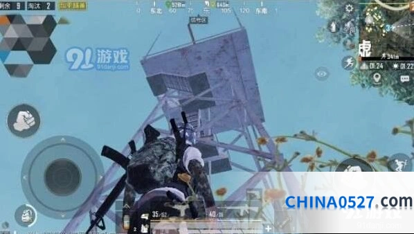 和平精英房檐躲僵尸技巧分享