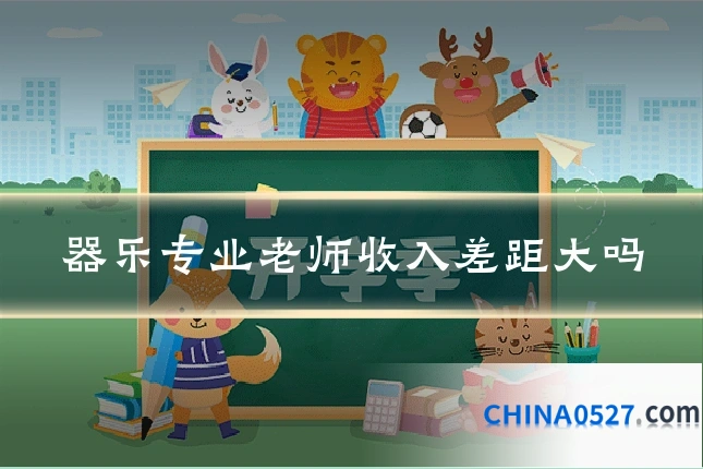 器乐专业老师收入差距大吗