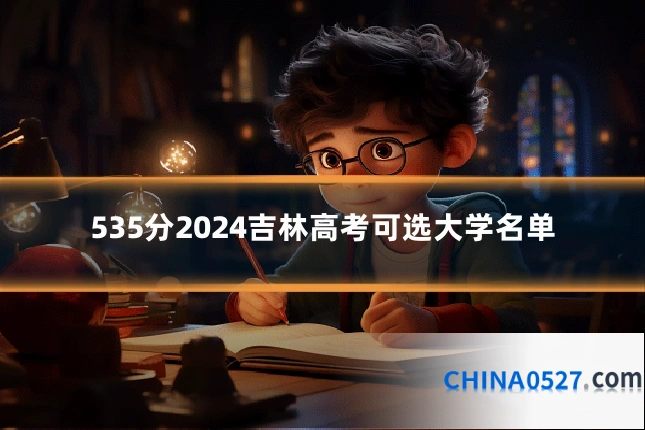 535分2024吉林高考可选大学名单