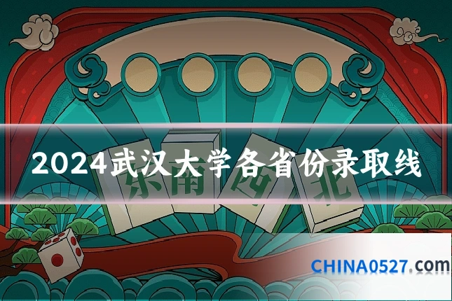 2024武汉大学各省份录取线