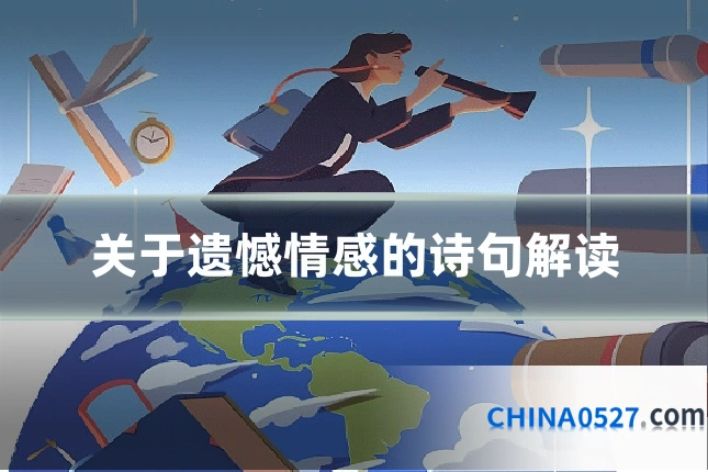 关于遗憾情感的诗句解读