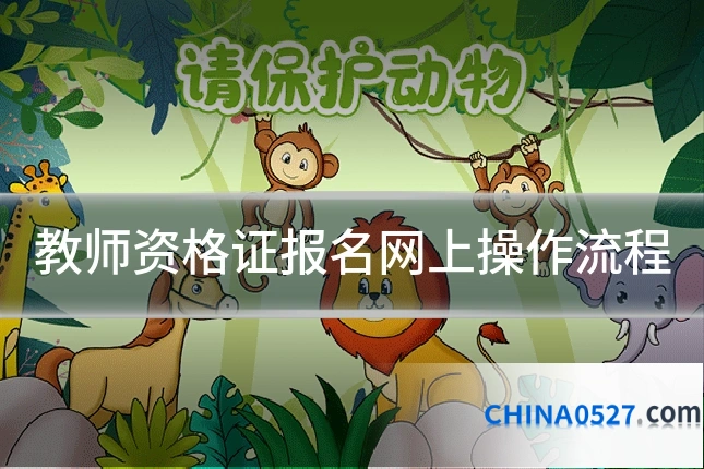 教师资格证报名网上操作流程