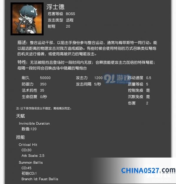 明日方舟H5-4地图敌人有哪些 敌人属性一览