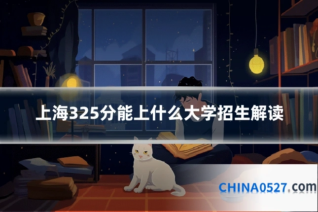 上海325分能上什么大学招生解读