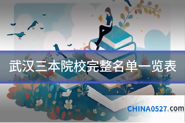 武汉三本院校完整名单一览表