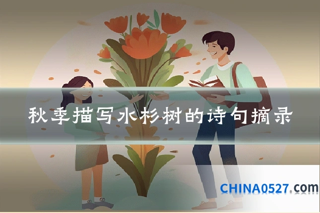 秋季描写水杉树的诗句摘录