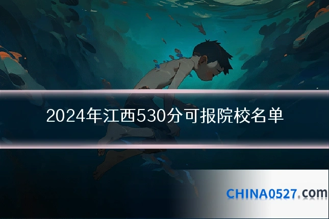 2024年江西530分可报院校名单
