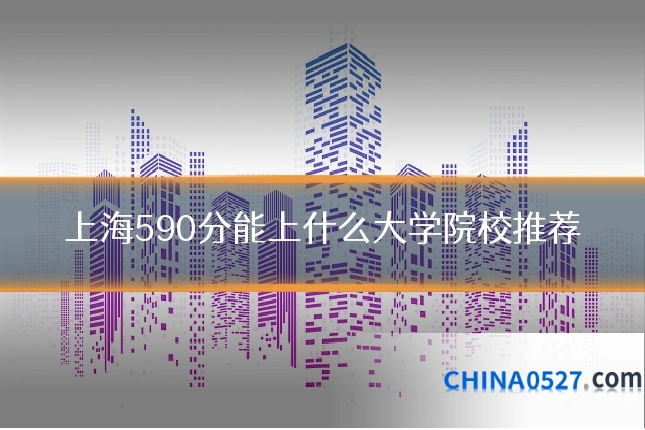 上海590分能上什么大学院校推荐