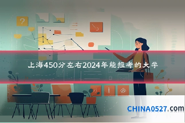 上海450分左右2024年能报考的大学