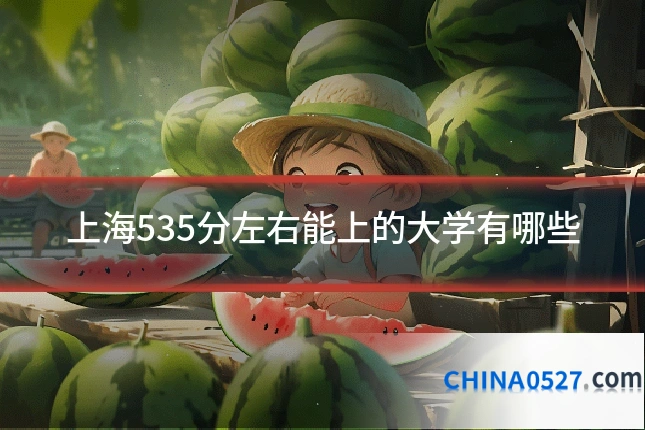 上海535分左右能上的大学有哪些