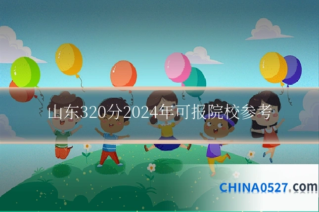 山东320分2024年可报院校参考