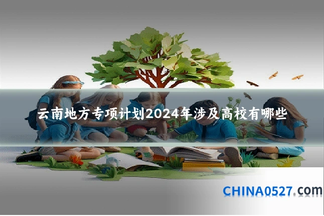 云南地方专项计划2024年涉及高校有哪些