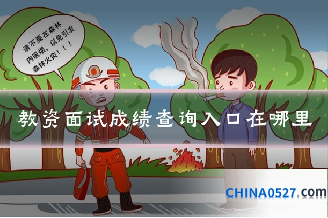 教资面试成绩查询入口在哪里