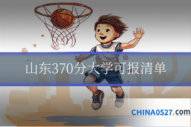 山东370分大学可报清单