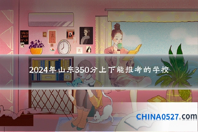 2024年山东350分上下能报考的学校