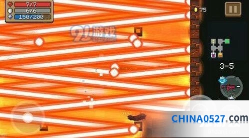 元气骑士玫瑰金与四次冲锋枪对比