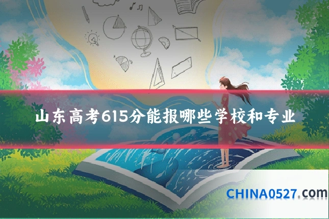山东高考615分能报哪些学校和专业