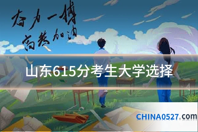 山东615分考生大学选择