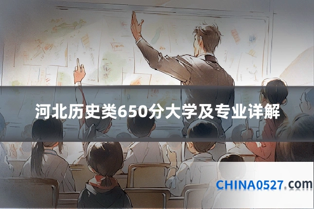 河北历史类650分大学及专业详解