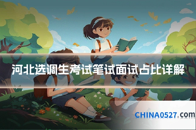 河北选调生考试笔试面试占比详解