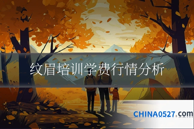 纹眉培训学费行情分析