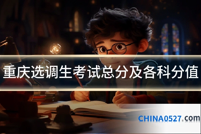 重庆选调生考试总分及各科分值