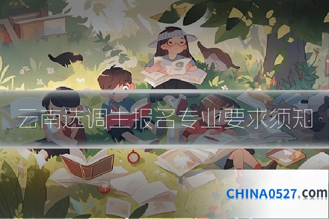 云南选调生报名专业要求须知