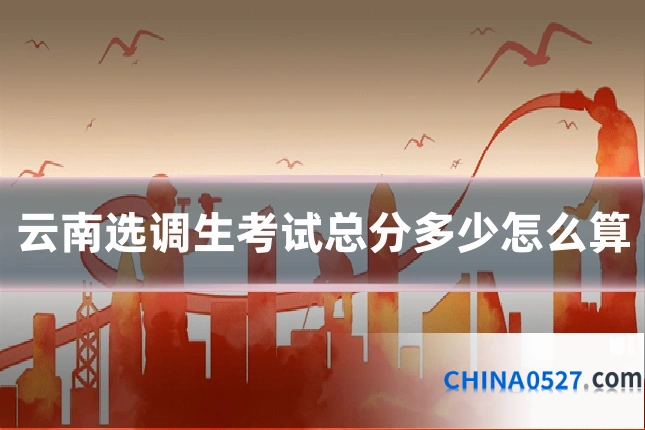 云南选调生考试总分多少怎么算