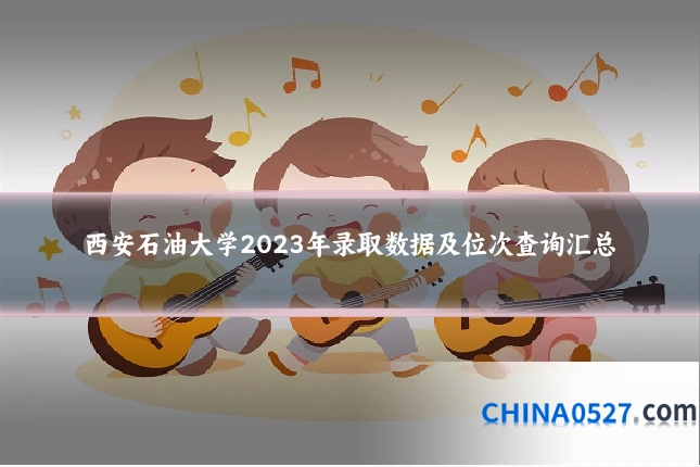 西安石油大学2023年录取数据及位次查询汇总