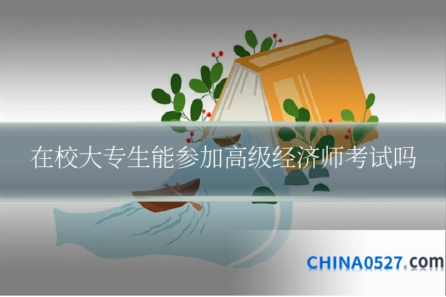 在校大专生能参加高级经济师考试吗
