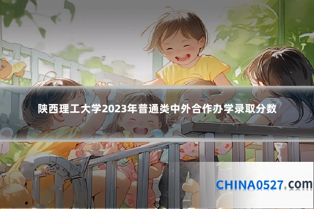陕西理工大学2023年普通类中外合作办学录取分数