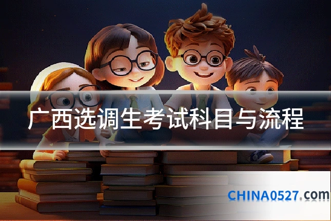 广西选调生考试科目与流程