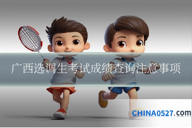 广西选调生考试成绩查询注意事项