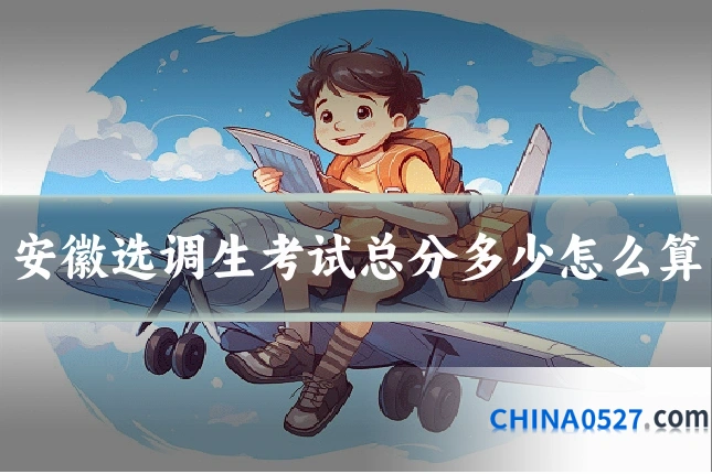安徽选调生考试总分多少怎么算