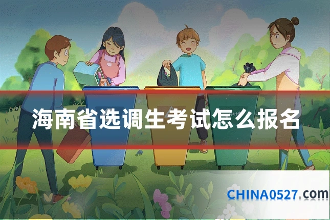 海南省选调生考试怎么报名