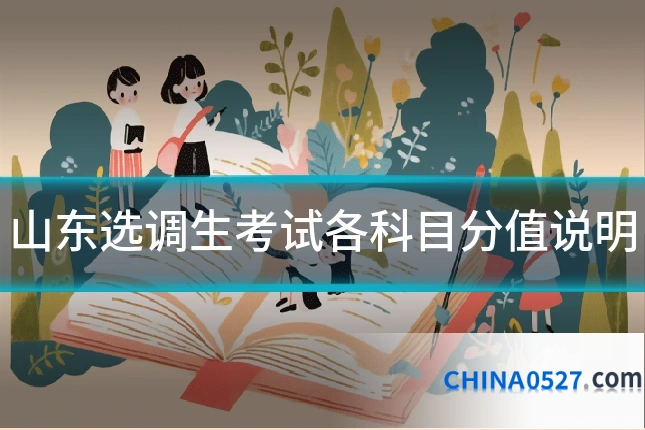 山东选调生考试各科目分值说明