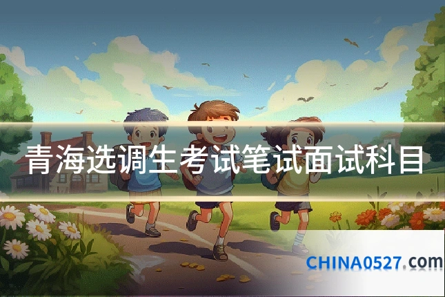 青海选调生考试笔试面试科目