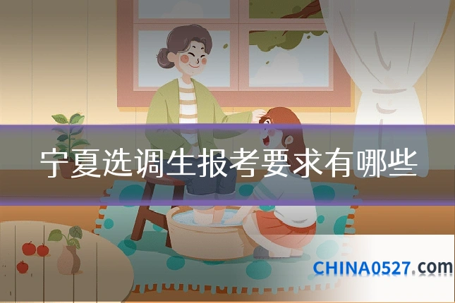 宁夏选调生报考要求有哪些