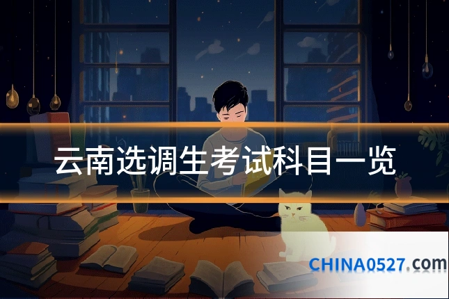 云南选调生考试科目一览