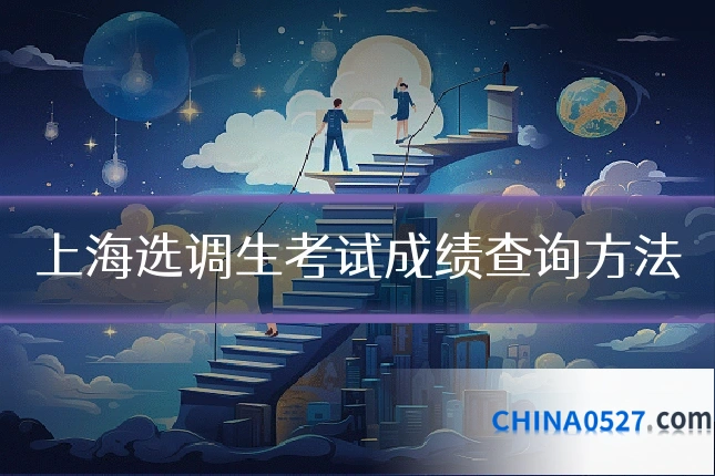 上海选调生考试成绩查询方法